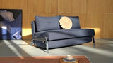 Cubed 160 Chrome sovesofa – fra sofa til seng