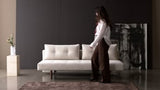 Recast Dark Styletto sovesofa – fra sofa til seng
