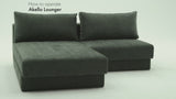 Akello sovesofa med chaiselong – fra sofa til seng