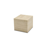 Travetina bord 40 i travertin, set forfra